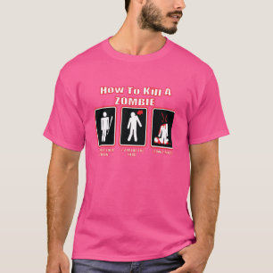 Wie man einen Zombie-Guide Halloween-Spaß Zombie t T-Shirt