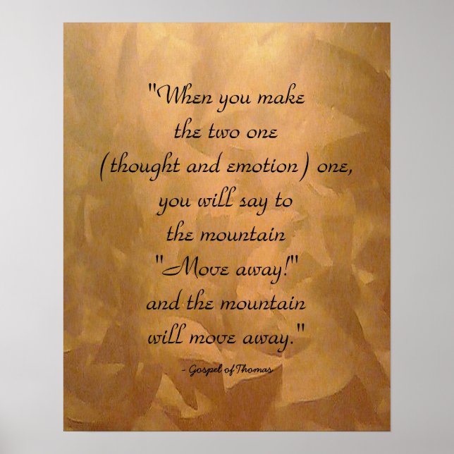 Wie man Evangelium von Thomas betet Poster (Vorne)