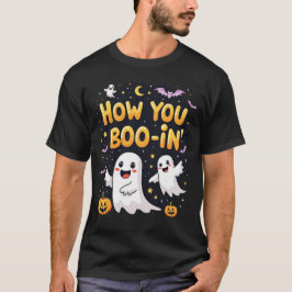 Wie man Halloween-Familienmatte bootet T-Shirt