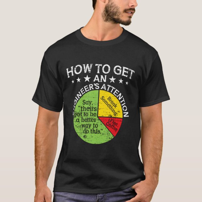 Wie man Ingenieure auf den Engineering-Computer au T-Shirt (Vorderseite)