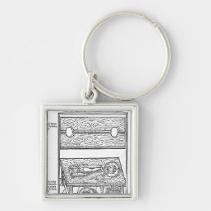 Wie man irgendjemandes Kopf abschneidet Schlüsselanhänger