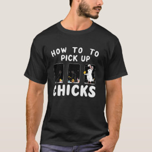 Wie man Küken aufliest Süßes Kaninchen Ostern T-Shirt