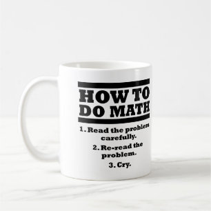 Wie man lustige Mathematik-Tasse oder Reisebecher  Tasse