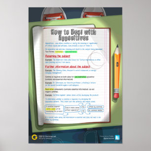 Wie man mit Appositiven umgeht Poster