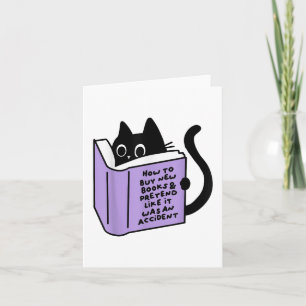 Wie man neue Bücher und Lampen kauft, so tun, als  Karte