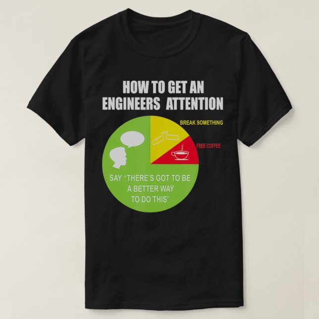 Wie man sich einen Ingenieurwissensingenieur auf d T-Shirt (Design vorne)