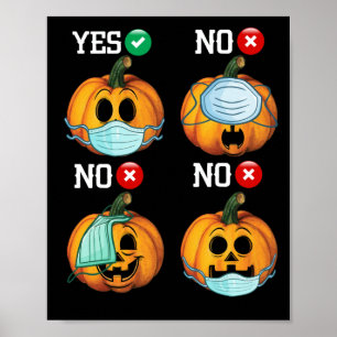 Wie man Spaß einer Maskenmaske trägt Poster