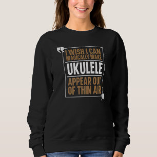 Wie man Ukuleles auf magische Weise aus der dünnen Sweatshirt