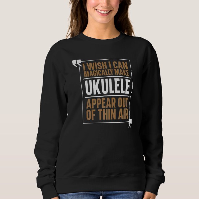 Wie man Ukuleles auf magische Weise aus der dünnen Sweatshirt (Vorderseite)