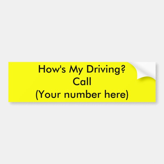 Wie mein fährt? autoaufkleber (Vorne)