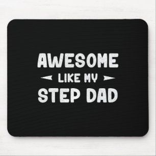 Wie mein Step Vater Funny Vathday Geschenke Kinder Mousepad