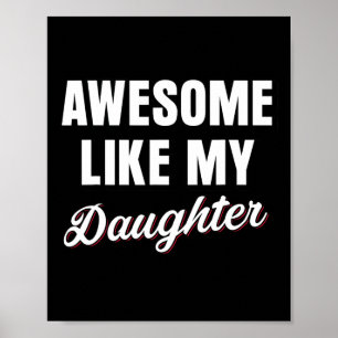 Wie mein Vater Vatertag Vater Poster