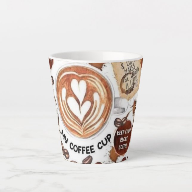  wie meine Kaffeetasse Milchtasse (Vorderseite)