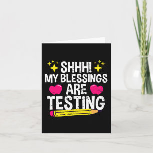 Wie meine Segnungen sind Testtag Karte