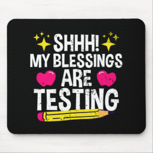 Wie meine Segnungen sind Testtag Mousepad