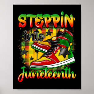 Wie meine Vorfahren Schuhe B in den Jungsteinzeita Poster