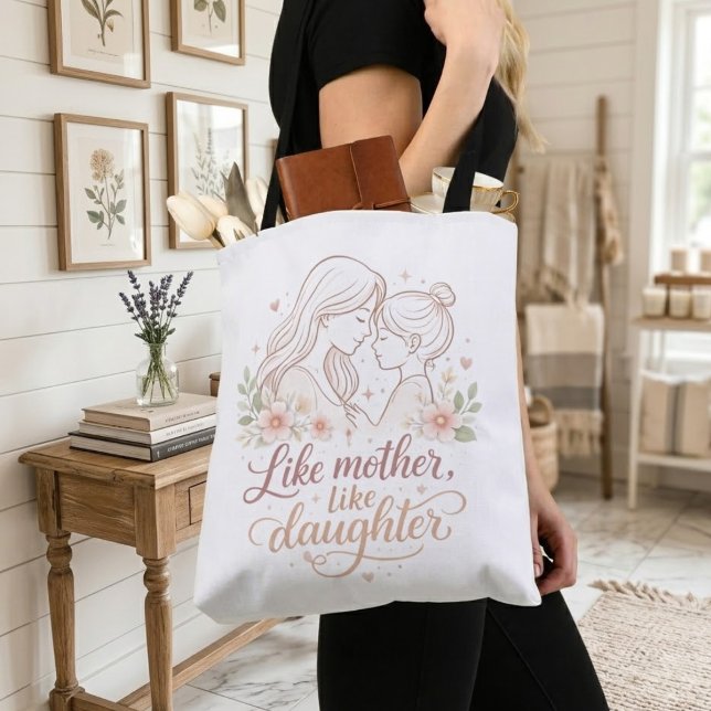 Wie Mutter so Tochter - Minimalistische florale Mo (Von Creator hochgeladen)