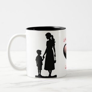 Wie Mutter Wie Sohn Silhouette 11 oz Tasse