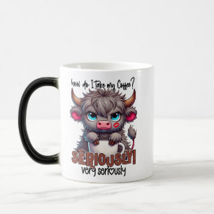 Wie nehme ich meinen Kaffee? Ernst Sehr Ernst Verwandlungstasse