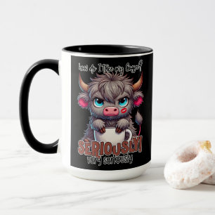 Wie nehme ich meinen Kaffee? Ernsthaft. Sehr ernst Tasse