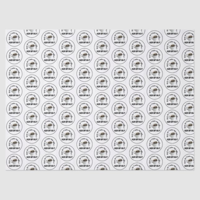 Wie nehme ich meinen Kaffee? Seidenpapier (Vorderseite)