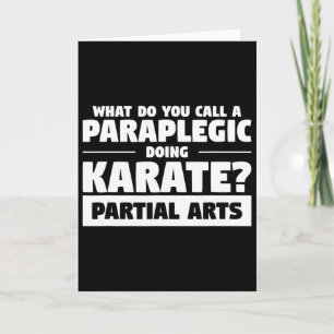 Wie nennt man einen Paraplegiker, der teilweise Ka Karte