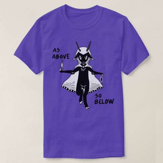 WIE OBEN SO UNTER DER Classic TShirt (Design vorne)