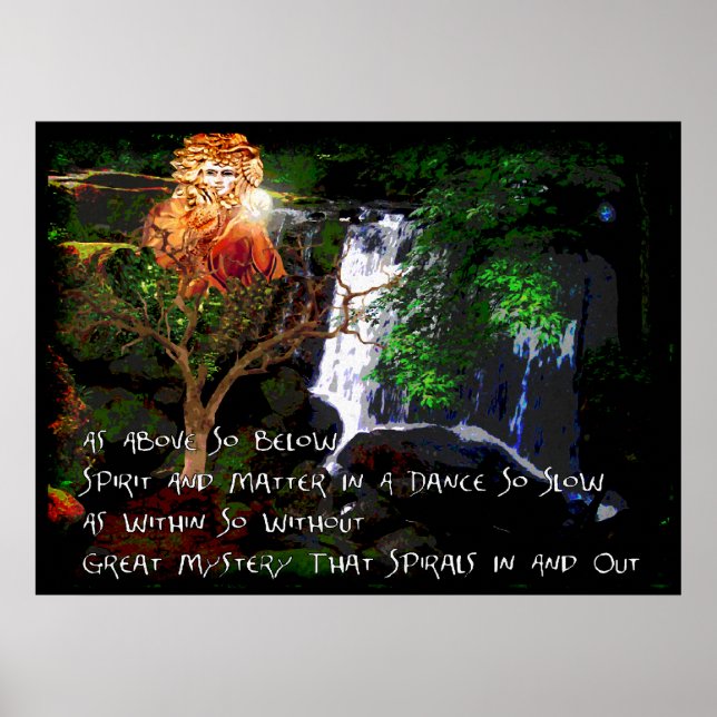 Wie oben, unten poster (Vorne)