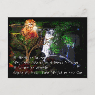 Wie oben, unten postkarte