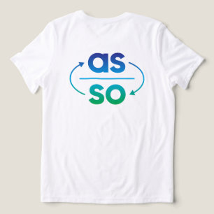 Wie oben, unten Tri-Blend shirt