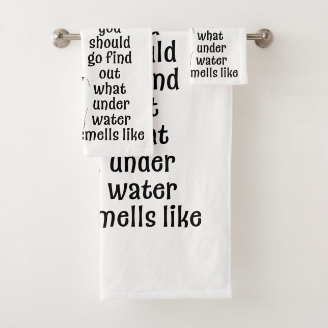 Wie riecht Unterwasser? Badhandtuch Set (Insitu)