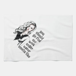 Wie riecht Unterwasser? Geschirrtuch