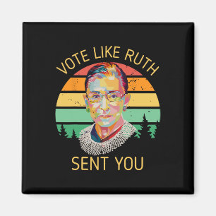 Wie Ruth Ihnen die Präsidentschaftswahl geschickt Magnet