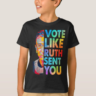 Wie Ruth Ihnen einen lustigen vintage-feministisch T-Shirt