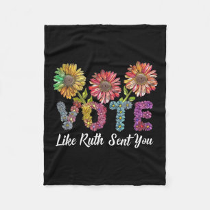 Wie Ruth Ihnen Shirt Uterus Feminist LG Fleecedecke