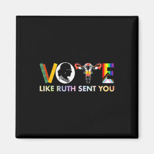 Wie Ruth Ihnen Shirt Uterus Feminist Lgbt geschick Magnet
