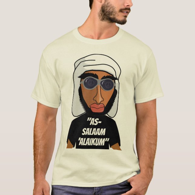 "Wie-Salaam-Alaikum" Chic-Scheich Personalized T-Shirt (Vorderseite)