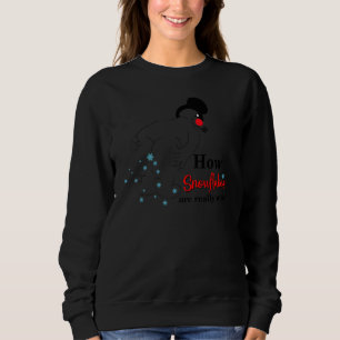 Wie Schneeflocken wirklich gemacht werden  Schneem Sweatshirt