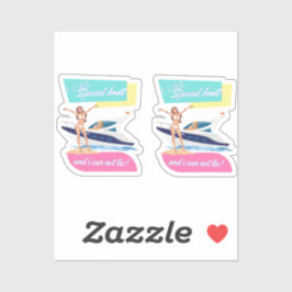 wie Schnellboot Aufkleber