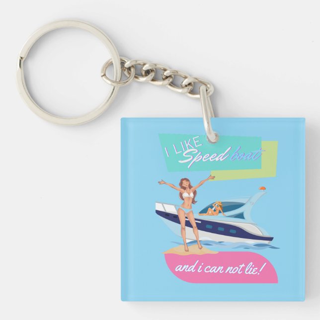 wie Schnellboot Schlüsselanhänger (Vorderseite)