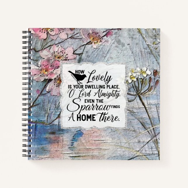 Wie schön ist Ihr Wohnort O LORD Almighty Notizbuch (Vorderseite)