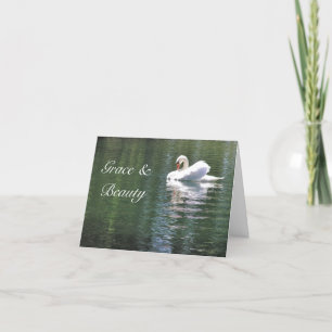 WIE SCHWAN HABEN SIE NOCH GRACE UND SCHÖNHEIT/GEBU KARTE