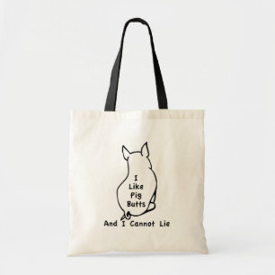 Wie Schwein-Hintern-Taschen-Tasche Tragetasche