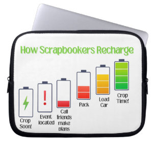 Wie Scrapbookers umladen Laptopschutzhülle