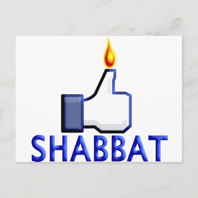 Wie Shabbat Postkarte (Vorderseite)