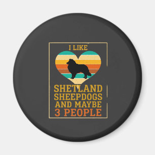 Wie Shetland-Schäferhunde Vielleicht Menschen Hund Magnet