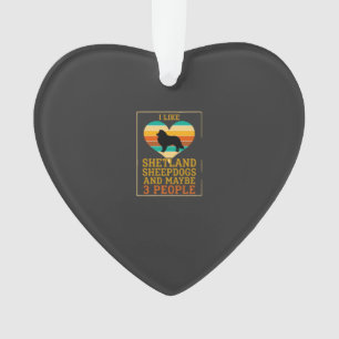 Wie Shetland Sheepdogs Vielleicht Menschen Hundehe Ornament