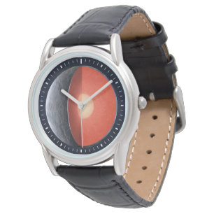 Wie sich ein Felsplanet bildet. Armbanduhr