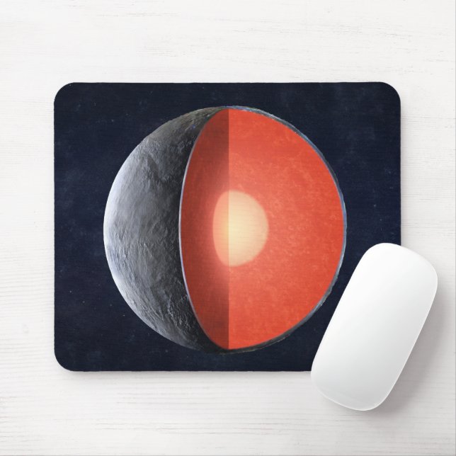 Wie sich ein Felsplanet bildet. Mousepad (Mit Mouse)