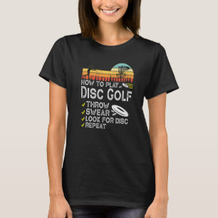 Wie Sie die Medien des Golfspiels spielen können T-Shirt